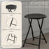 225lb Counter (18-Inch, Lavish Home Backless Folding Stool with Capacity for Kitchen or Rec Room - Portable Indoor Bar