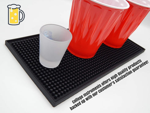 6x12 (1) Set Bar Mat for Cocktails and Coffee Bar Perfect Dish Drying Mat - Professional Bar Spill Mat Perfect Barware