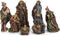 Kurt S. Adler 3.5-Inch Resin, 7-Piece Nativity Set, Multi for Christmas