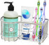 Simple Houseware Multi-Functional Toothbrush Holder, 6 Slots, Chrome
