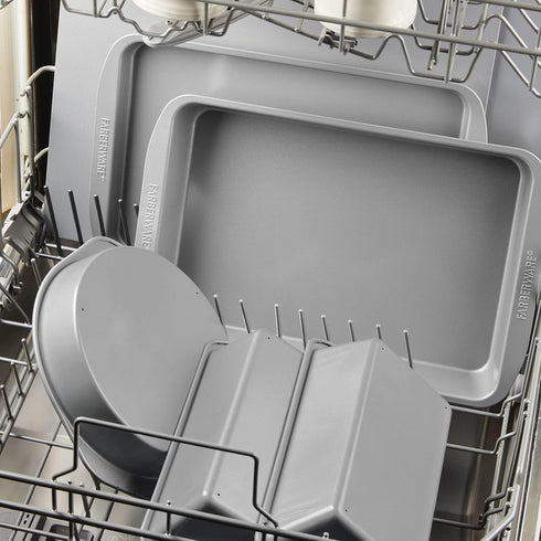 Farberware Insulated Nonstick Bakeware, 14-Inch x 16-Inch Jumbo Cookie Sheet, Light Gray