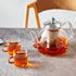 40oz Glass Teapot with Removable Stainless Steel Infuser for Blooming Tea & Loose Leaf Tea, Gift Box