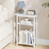 25.2" HET005WT1 Heybly Small Narrow Side Table for Small Space, Thin Bedside Table, Slim Sofa Table, Skinny End Table