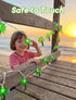 8.5Ft 10 Summer Oviejo Palm Tree String Lights Patio String Lights with Palm Tree Light, Indoor/Outdoor Party Fiesta