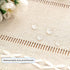 Decorations-Ivory-14 x72, 4-6 Table Runner, Rustic Farmhouse Linen Waterproof Table Runners for Holiday Party, Dresser