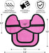 4 Pack COOPED UP Canvas Chicken Saddle for Medium-Large Hens with Larger Wing Cover and Adjustable Straps - Pink