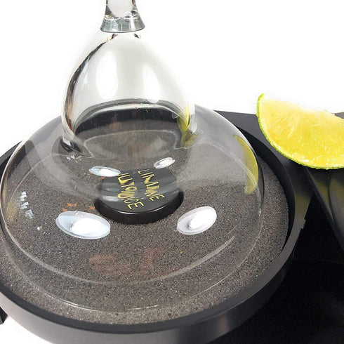 2Pcs Rimmer Rimmer, Bar Salt Sponges TonJin Black Replacement Sponge for Glass Margarita Salter, Lime Juice