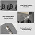 Key Holder for Wall, Decorative Key and Mail Holder with Shelf and Large Hooks for Bags and Coats