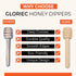Gloriec 40 3 Inch Pcs Honey Dipper Sticks - Wooden Honey Dipper- Mini Wooden Honeycomb Sticks, Honey Stirrer Stick