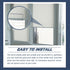Roller Window Shades Pull Down Shades Grips for Home Rolling Curtain Accessories (Clear, 4 Pieces)