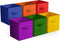 Sorbus Fabric Storage Cubes - 6 Foldable Storage Bins for Organizing Pantry, Toy Box, Clothes Storage & Closet