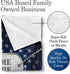 Cozy, 30x40) Ships Next Day, Made in USA - Personalized American Flag, Dog Tags Fleece Blanket Custom Name Throw Warm