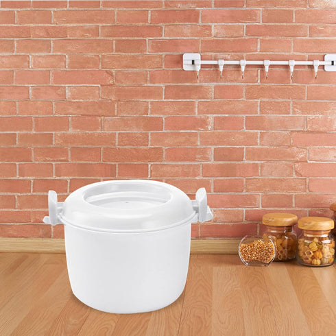 BESTOYARD Microwave Rice Cooker, Mini Portable Steamer for Cooking Soup, Rice, Chicken, Pasta
