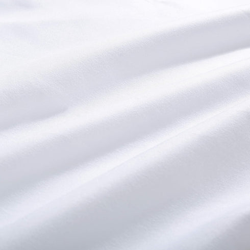 EVOLIVE Ultra Soft Microfiber Body Pillow Cover 21"x54" with Hidden Zipper Closure (White)