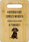 Dachshund Cutting Board, Bamboo Kitchen Decor, Gifts for Women - A Kitchen is not Complete without a Dachshund