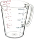 Carlisle FoodService Products 4314307 Commercial Plastic Measuring Cup, Clear, 1 Quart