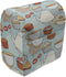 Lunarable Tea Party Stand Mixer Cover, Retro Style Kitchen Appliance Organizer Bag with Pocket, 6-8 Quarts