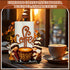 Countertop Thyle Coffee Gnomes Bar Decor Paper Towel Holder with Round Base Cute Rustic Gnome Kitchen Bathroom