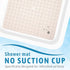 Non-SlipBathMats Shower Mat Without Suction Cups, Made in Italy