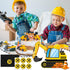 30 Sets Construction Excavator Birthday Party Invitations Cards with Envelopes Stickers Construction Themed Invitations
