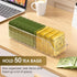 MaxGear Tea Bag Organizer, Clear Plastic Storage Holder for Pantry, Kitchen, Cabinet, Countertop, 1 Pack