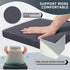 15.5" 15.5" 2", Set 2, Chair Cushions for Dining Chairs, Indoor Square Seat Cushion for Folding Chairs with Ties