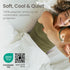 SafeRest 100% Waterproof King Size Mattress Protector, Fitted with Stretchable Pockets, Machine Washable Cotton