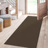 Boho 2x5 Ft Runner Rug, Washable Cotton Kitchen Runner with Rubber Backing for Hallways, Bedroom, Brown