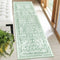 Vaukki Hallway Runner Rug, Vintage Shaggy Soft Laundry Runner, Non Slip Entryway Mat, Washable Farmhouse Kitchen Carpet