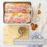 Beautiful Bread Box with Wooden Lid for Kitchen Countertop, Spacious Container for Homemade Bread, Muffins, Bagels