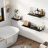 12 Inch Set 2, 16" 12" 12 Fun Memories Deep Floating Shelves for Wall, Deep Black Floating Shelves of W x D Wall Shelf