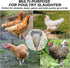 Bester 18 lbs, Large Chicken Cone for Butchering, Upgraded Thickened Stainless Steel Kill Cone, Flat-Back Killing Cone