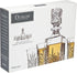 Godinger Mini Whiskey Decanter and Shot Glasses Barware Set - 10oz Decanter for Scotch, Wine or Vodka - Dublin