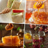 4PCS Honey Mixing Stirrer, Wooden Honey Dipper, Smooth Honey Comb Stick, Honey Spoon Collecting Dispensing Drizzling