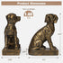 Decorative Bookends for Shelves, Dog Book Ends for Heavy Books, Labrador Retriever Statues Bookends for Heavy Books
