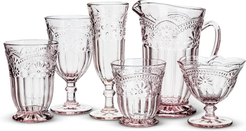 Abbott Collection 27-Desiree/GOB Flower Wine Goblet