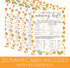 DISTINCTIVS Orange Little Cutie Baby Shower Game - Who Knows Mommy Best Game Cards, 20 Count