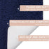 AROGAN Luxury Long Bathroom Runner Rug, 24x36 Inch - Thick Soft Microfiber Non Slip Bath Mat, Navy Blue