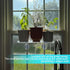 Generic 12-Inch 5-Inch Window Boxes Sill Planter Suction Cup Holder, Extra Wide Window Sill Extender, with Load Bearing