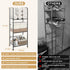 Free Standing 3-Tier Towel Rack - U-Shaped Detachable Dividers, Durable Metal Holder for Bathroom