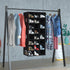 Closet, 24 coastal rose Hanging Shoe Organizer for Sections Shoe Holder Hanger Rack, Space-Saving Shoe Organizers