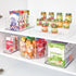 iDesign Recycled Plastic Cabinet and Pantry Storage Bin with Integrated Handles, 10” x 8” x 5”, Clear
