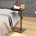 Waipfaru Swivel Height Adjustable Side Table Sofa Tray, Tiltable Sofa Bed Bathroom Study TV Tray C Shaped End Table