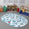 STARUIA Small Road Rug for Kids Room, 3'x5' Washable Kids Play Rug