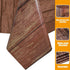 Irenare 3 Pieces Wood Grain Tablecloths, Rustic Plastic Covers for Barbecue Fall Western Themed Birthday Party, 54 x