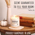 Pumpkin Spice Candle, Fall Candles - 'Pumpkin Spice' Soy Candle, Infused with Essential Oils, 9oz Reusable Jar