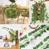 12 Pack 86 FT Artificial Ivy Garland, Fake Ivy Leaf Plants Vine Greenery for Home Kitchen Balcony Garden Office Wedding