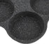 GLOGLOW Frying Pan, 14.4x7.7x1.0In Non-Stick Aluminum 4-Hole Pancake Omelet Maker, Practical Kitchen Utensil