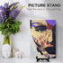 3 Pcs Wooden Display Stand, Decorative Plate Stands, Black Easel Stand for Pictures, Cook Books, Wedding Decors