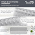 40"x16", Yimobra Non Slip Bathtub Mat Super Strong Suction Cups, Extra Long Shower Mat with Drain Holes, Machine